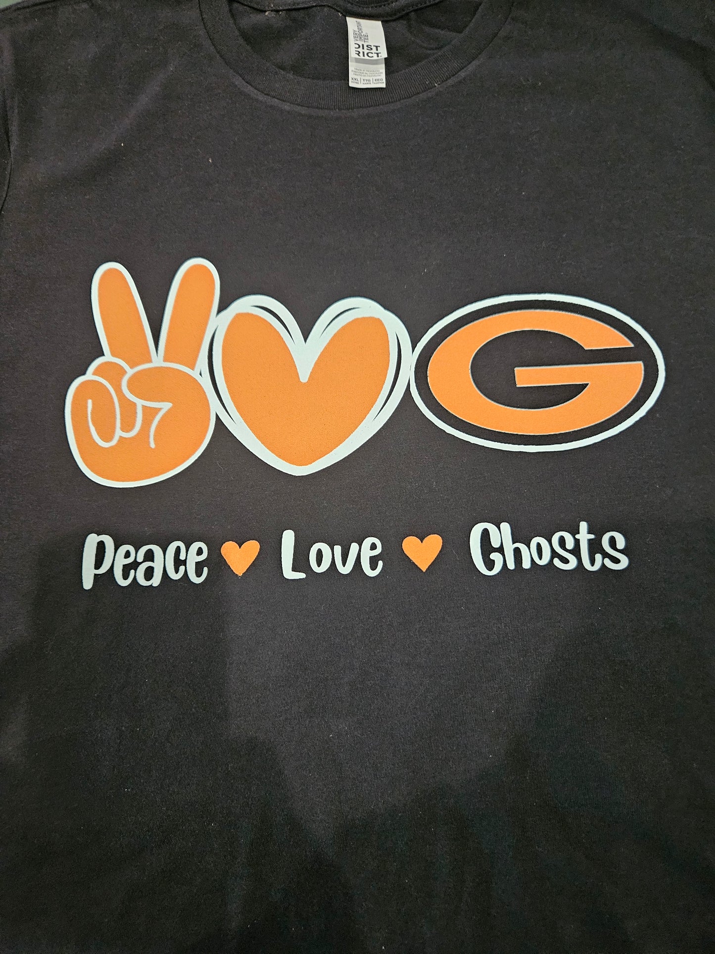 Kaukauna Ghost "Peace-Love-Ghosts"Tee Shirt