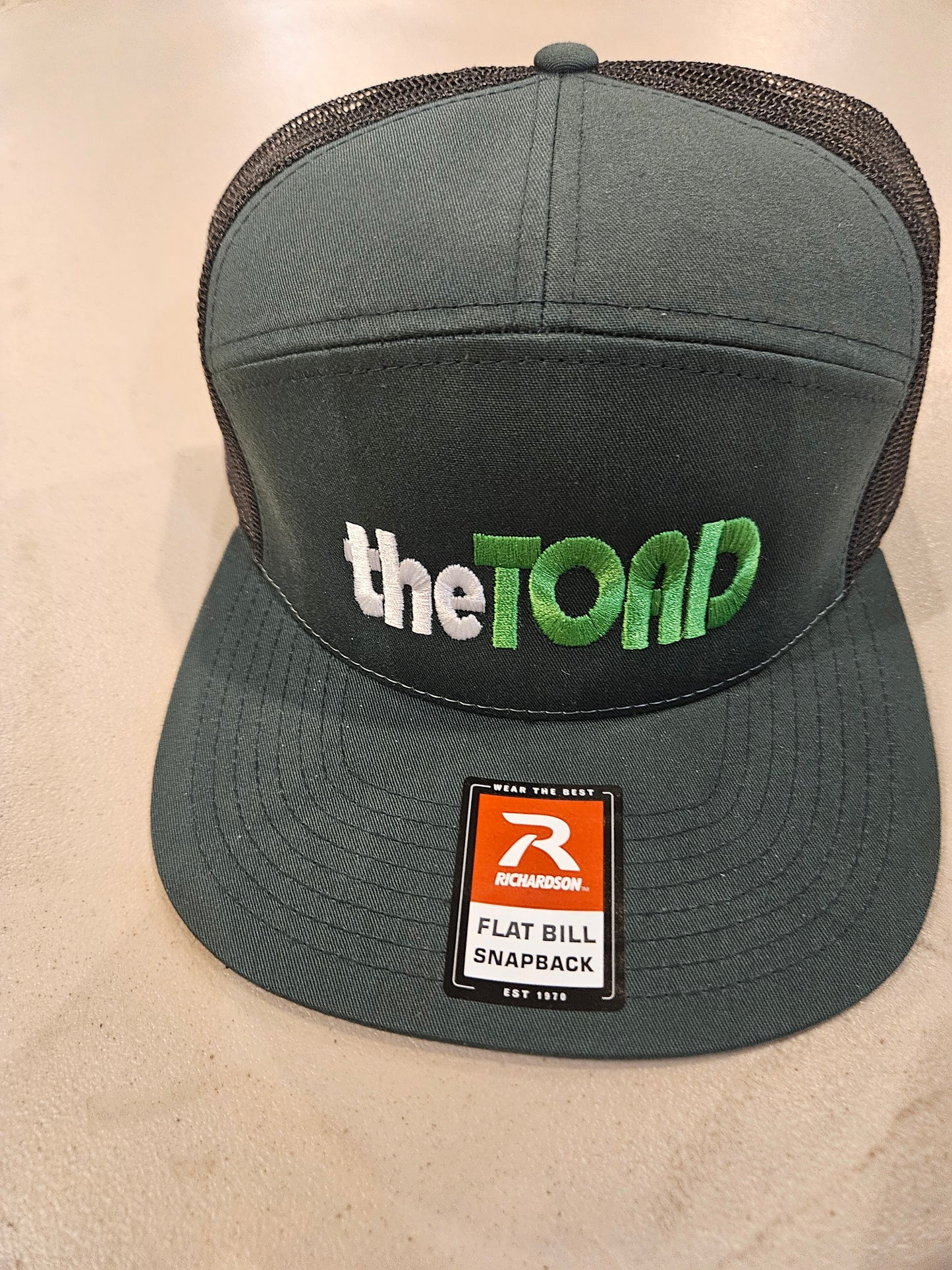 Stone Toad Baseball Hat Green/Black