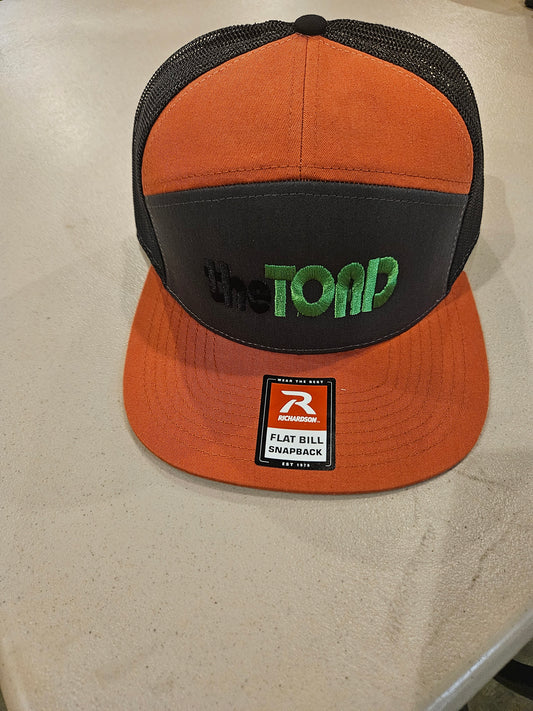 Stone Toad Baseball Hat Black?Orange