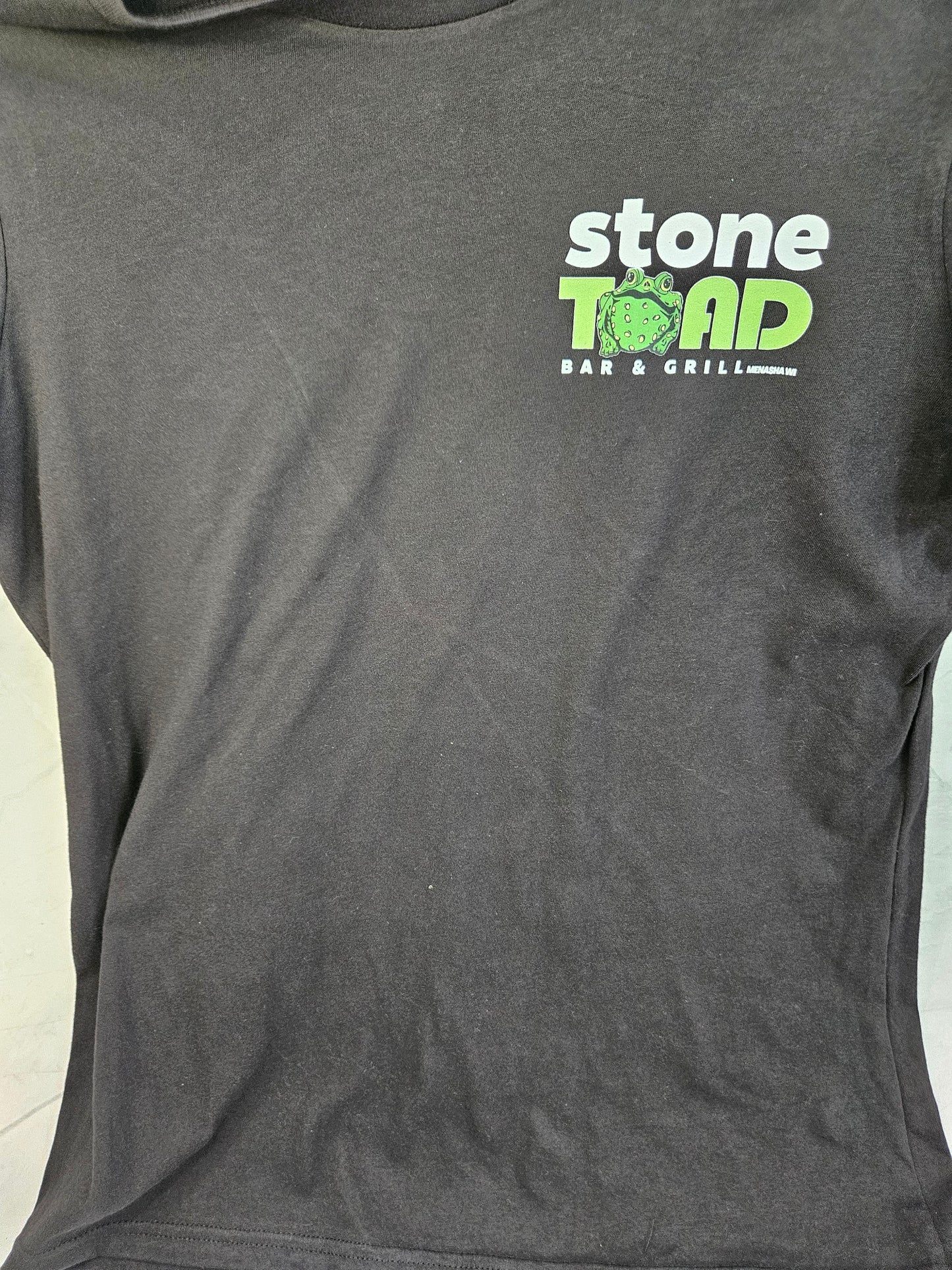 Stone Toad Bar and Grill Black Tee Shirt