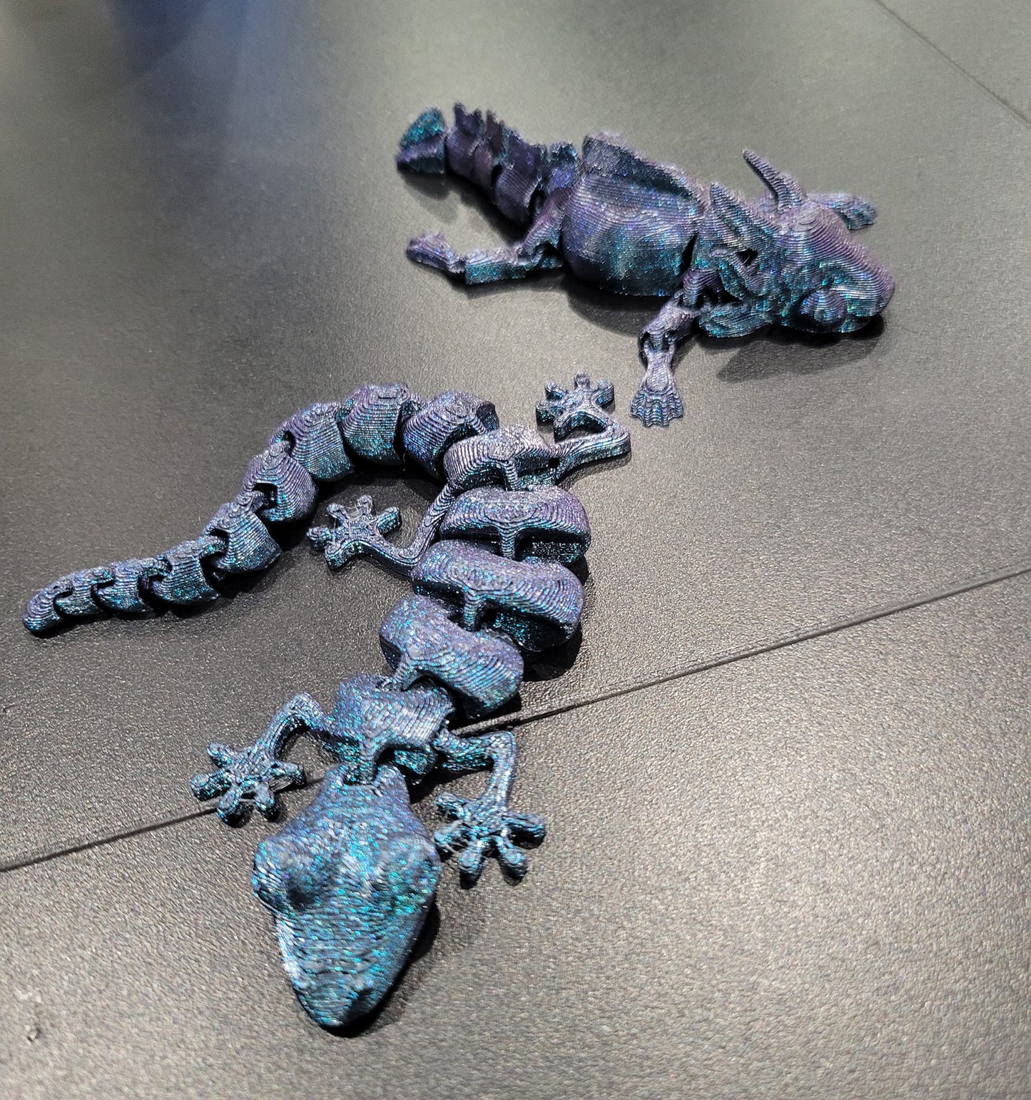 Flexible 3D printed Lizard